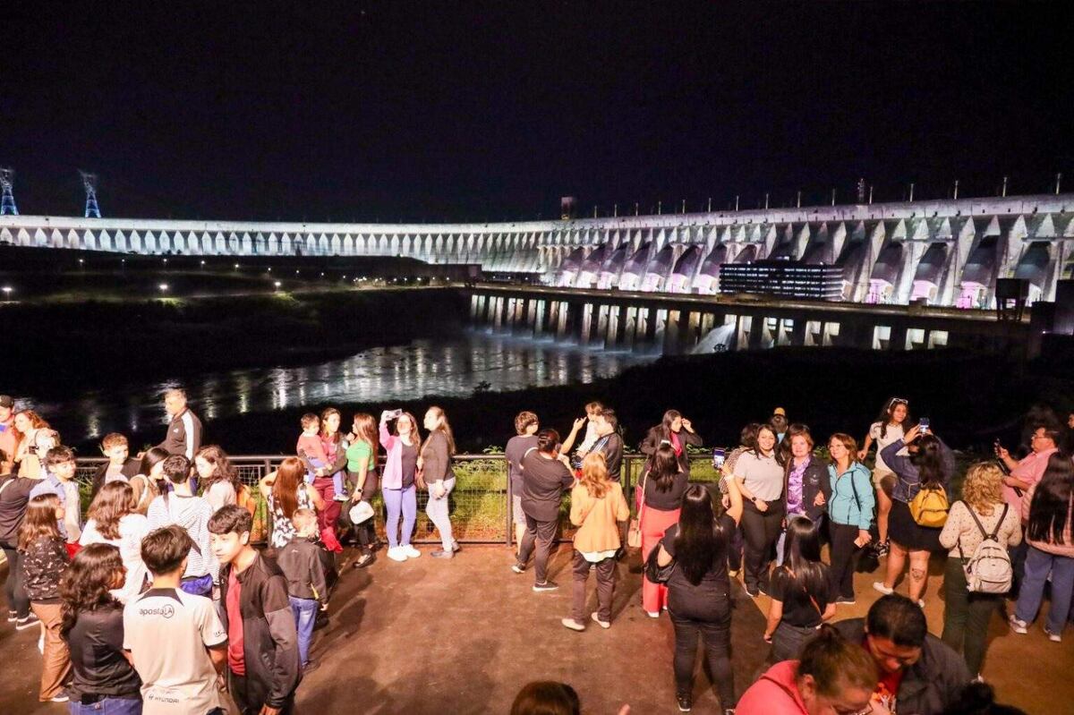 Itaipú apagará por un año su iluminación monumental para dar paso al sistema LED
