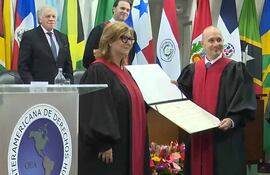 El doctor Diego Moreno Rodríguez Alcalá asumió hoy como juez de la Corte Interamericana de Derechos Humanos (Corte IDH)