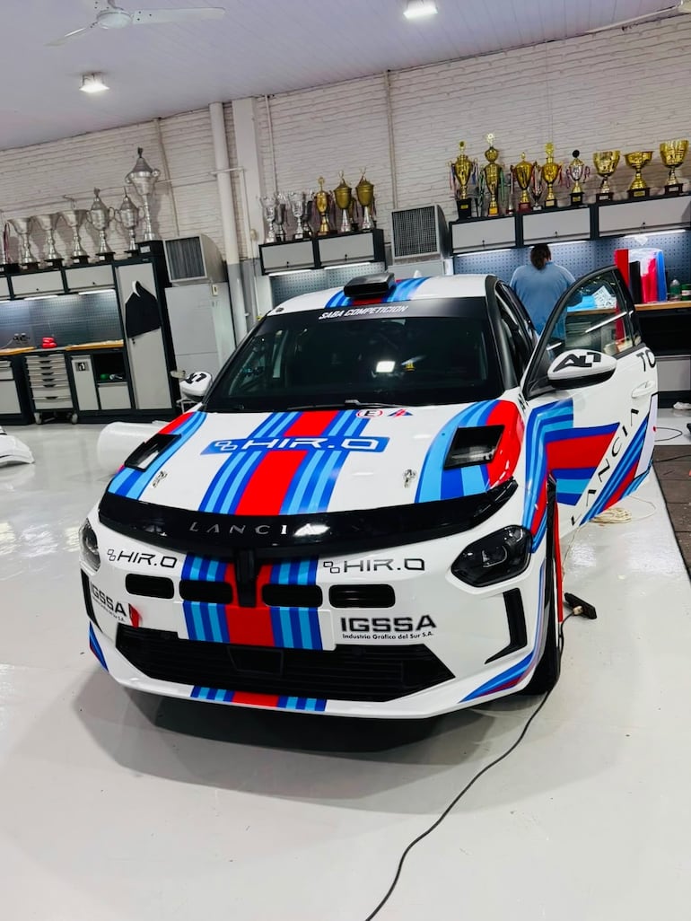 Espectacular diseño del Lancia Ypsilon Rally4 HF de Arturo Ortiz, que será copilotado por Víctor "Figu" Aguilera.