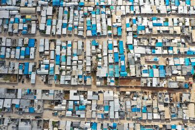 El campo de refugiados de Qah,. en Idlib, Siria.