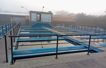 Planta de tratamiento de Essap en Viñas Cue.