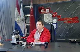 Héctor Morán, intendente de Salto del Guairá.