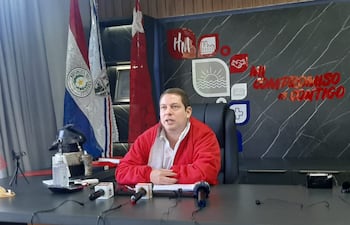 Héctor Morán, intendente de Salto del Guairá.
