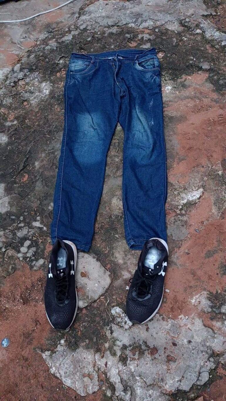 En la vivienda allanada en Lambaré se encontraron algunas evidencias que involucraría al detenido.