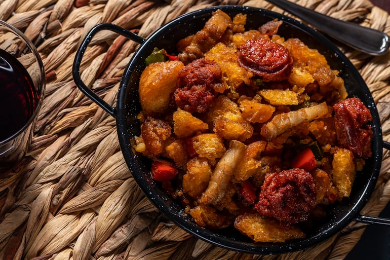 Migas extremeñas.