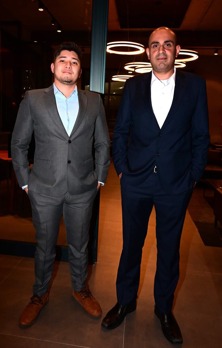 Klever Yabusaki y Geraldo Velázquez.