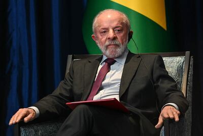 Luiz Inácio Lula da Silva, presidente de Brasil.