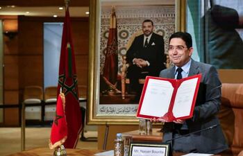 El ministro de Asuntos Exteriores, Cooperación Africana y Marroquíes Residentes en el Extranjero, Nasser Bourita.