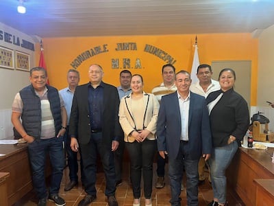 Miembros liberales y colorados de la Junta Municipal de Mariano Roque Alonso.