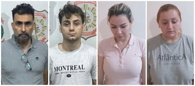 Walid Kadhim, Alí Kaied, Jessica Carolina Aguilera Riquelme y Karol Magalí Núñez Alarcón, detenidos e imputados en la operación Aurelia.