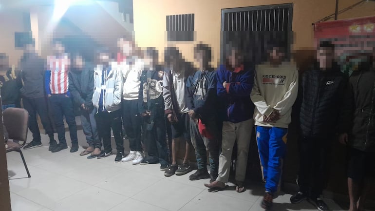 comisaría 3 Asunción menores demorados mundial Paraguay