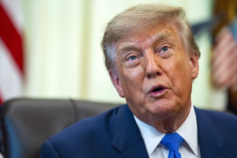 Donald Trump, presidente de los Estados Unidos.