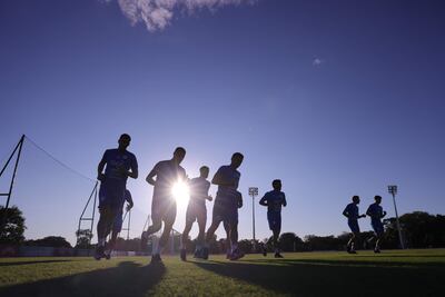 Albirroja, entrenamiento de la Selección Nacional operativo eliminatorias Colombia vs Paraguay.