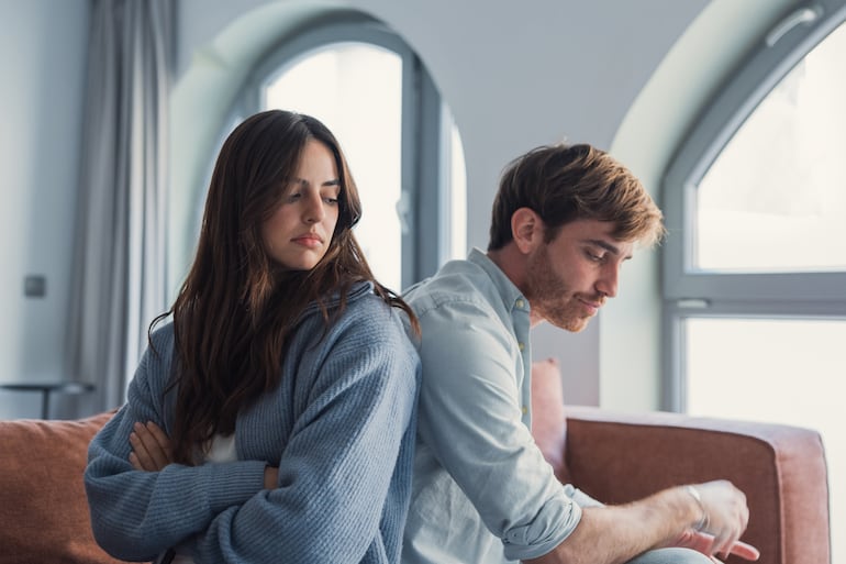Concepto de conflictos de pareja.