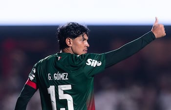 El zaguero paraguayo, Gustavo Gómez, capitán de Palmeiras, que enfrentará el domingo a Corinthians.