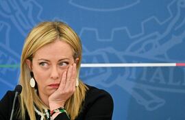 Giorgia Meloni, primera ministra de Italia.