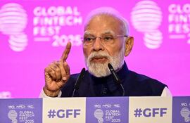 Narendra Modi, primer ministro de la India.