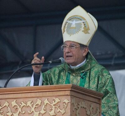 Las personas ven la escala de los valores al revés dijo, Monseñor Valenzuela