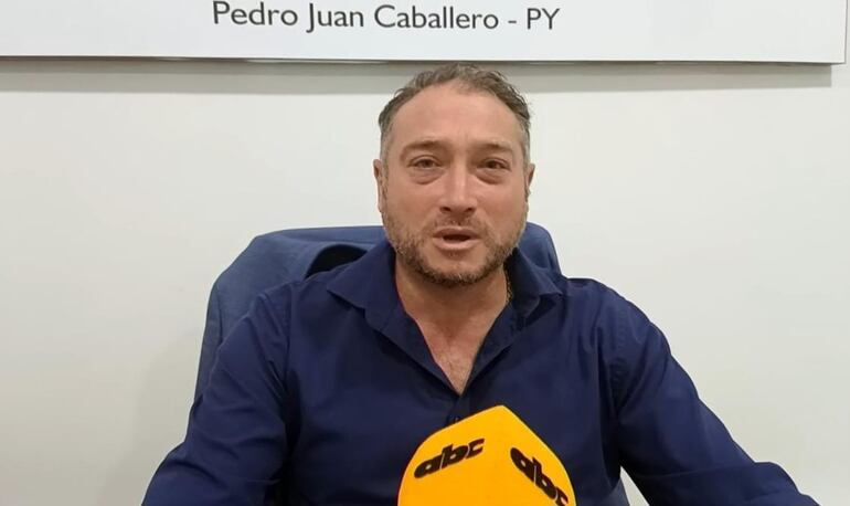Pedro Ivo De Mauro, presidente de la Cámara de Industria, Comercio, Turismo y Servicios (CICTS) de Pedro Juan Caballero.
