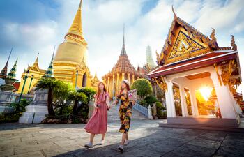 Gran palacio, Bangkok, Tailandia.