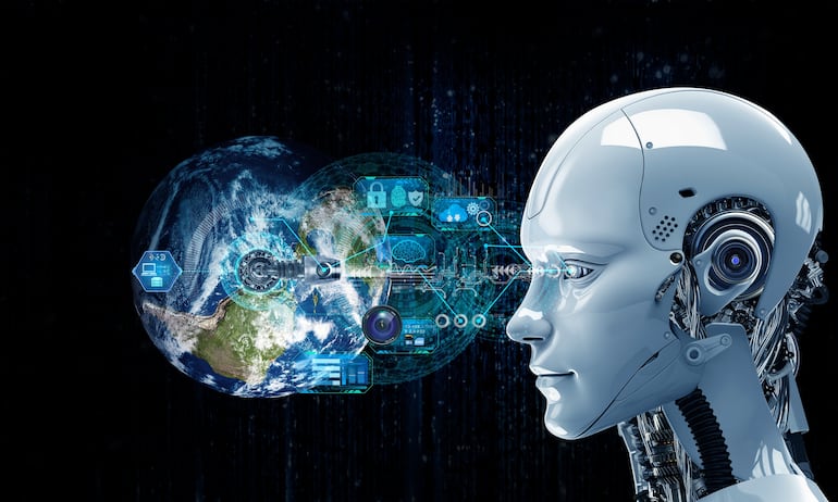 Concepto de robot investigador. ¿Qué pasa cuando la inteligencia artificial genera investigaciones nuevas en aprendizaje automático desde cero, de manera totalmente autónoma?