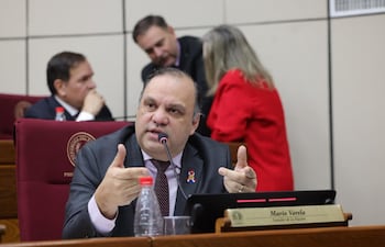 Mario Varela, senador de Caaguazú. Foto : Prensa Senado.