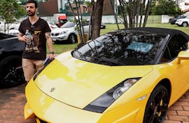 El Lamborghini Gallardo de “Cucho” Cabañas fue subastado ayer por la Senabico.