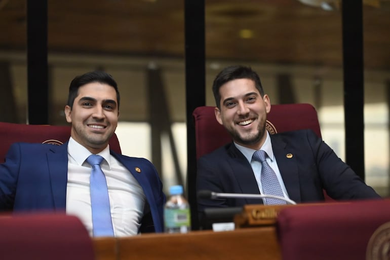 Los diputados Guillermo Rodríguez (Yo creo) y Ruben Rubin (independiente).