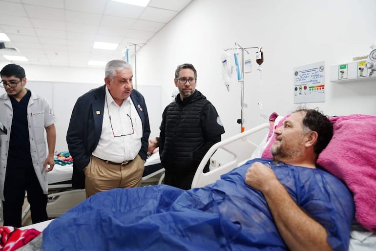 Isaías Fretes en el Hospital Ingavi