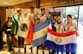 En Production Lady México ganó el primer y segundo lugar, seguido por Argentina y Paraguay.