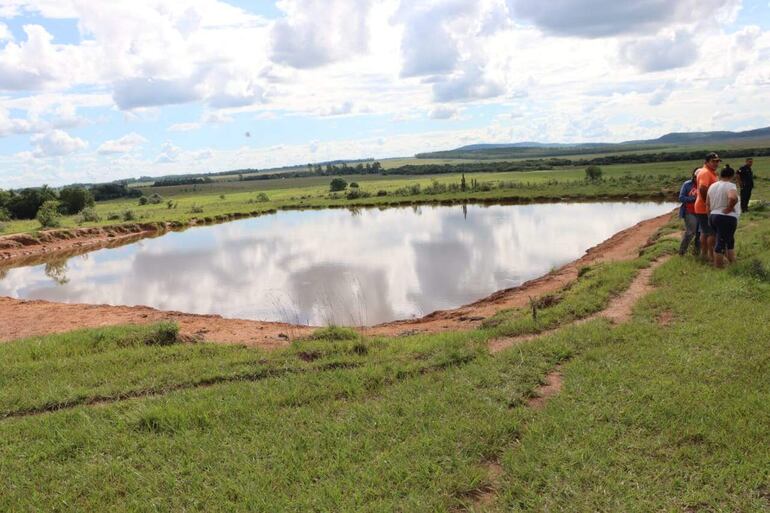 El tajamar donde se ahogó el joven.