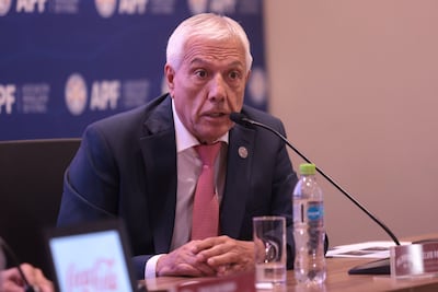 Elvio Paolorosso, coordinador general de las divisiones juveniles de la Asociación Paraguaya de Fútbol (APF).