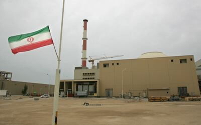 El edificio del reactor de la planta nuclear de Bushehr, en Irán.