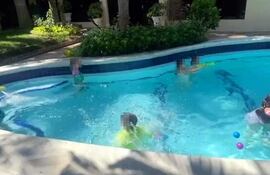 Piscina de la guardería Happy Education Learning Place (Help) donde falleció ahogado un niño de 2 años.