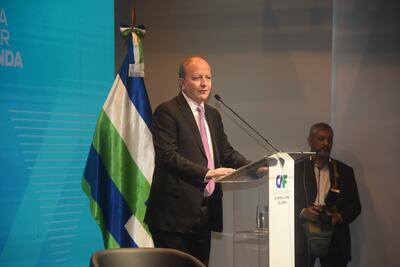 Carlos Fernández, ministro de Economía.