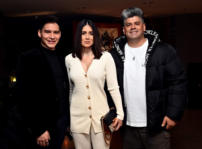 Adrián Paniagua, Lorena Peralta y Eleazar Ortega.