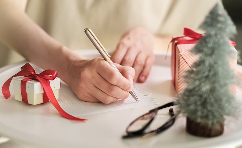 Concepto de reflexiones de fin de año.