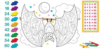 Ejercicios con tablas de multiplicar.