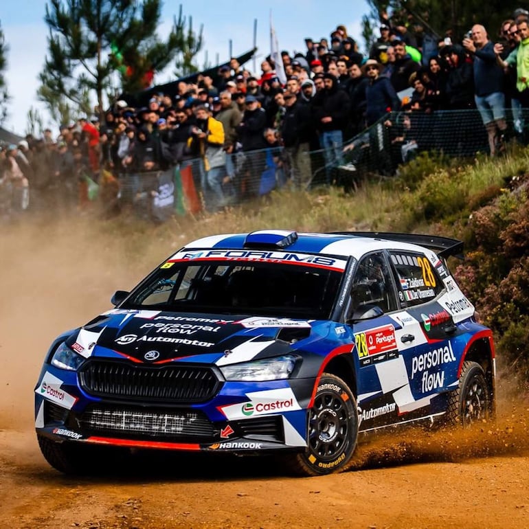 WRC: Buen ritmo de Fau Zaldívar en el Rally de Portugal