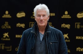 Richard Gere durante una sesión de fotos en Granada, España.