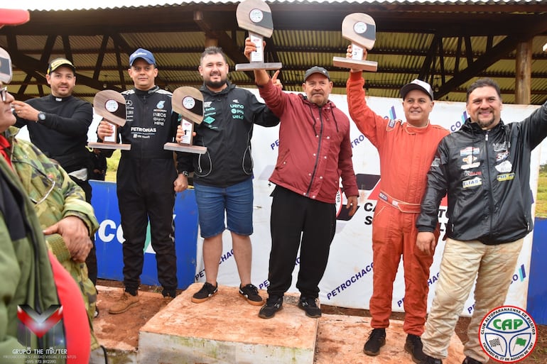 Podio de la categoría Autocross FL.
