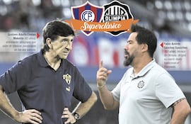 Gustavo Adolfo Costas Makeira (63 años), de Cerro Porteño y Pablo Andrés Sánchez Spucches (53 años) de Olimpia, se enfrentarán por primera vez en el Superclásico del fútbol paraguayo.
