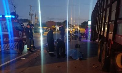 Reportan fatal accidente en la ciudada de Limpio.