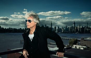 Jon Bon Jovi, el vocalista del grupo Bon Jovi, reflexiona acerca del presente del rock en la presentación de su nuevo álbum "Forever".