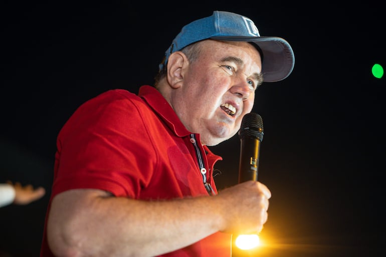 El candidato presidencial peruano conservador Rafael López Aliaga.