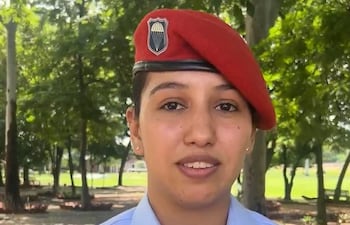 Vicesargento Primero Técnico Jazmín Balbuena, primera mujer indígena en la FAP