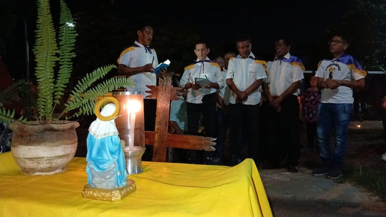 Semana Santa: estacioneros de capilla San Antonio mantienen vigente el purahéi jahe’o