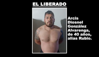 Arcis Diosnel González Alvarenga, alias Rubio, supuesto asaltante liberado de la cárcel de Coronel Oviedo.