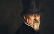 Retrato de Giovanni Morelli por Franz von Lenbach, 1886 (detalle)
