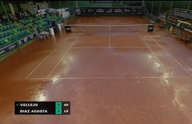 Así esta la cancha en Brasilía